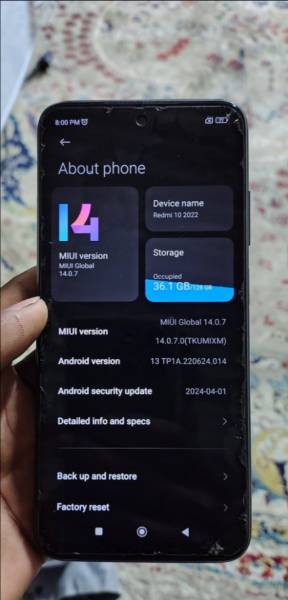 Redmi 10 للبيع 