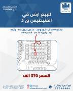 للبيع ارض في الفنيطيس