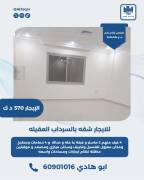 للايجار شقه بالسرداب في العقيله  