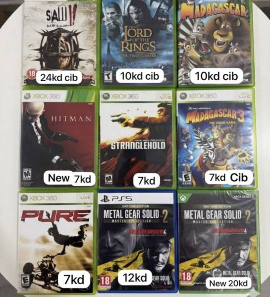 Xbox games للبيع 