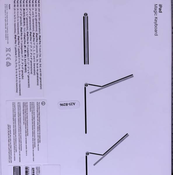 Apple magic keyboard 11 inch للبيع 